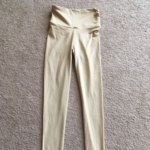 High waisted flesh colored leggings